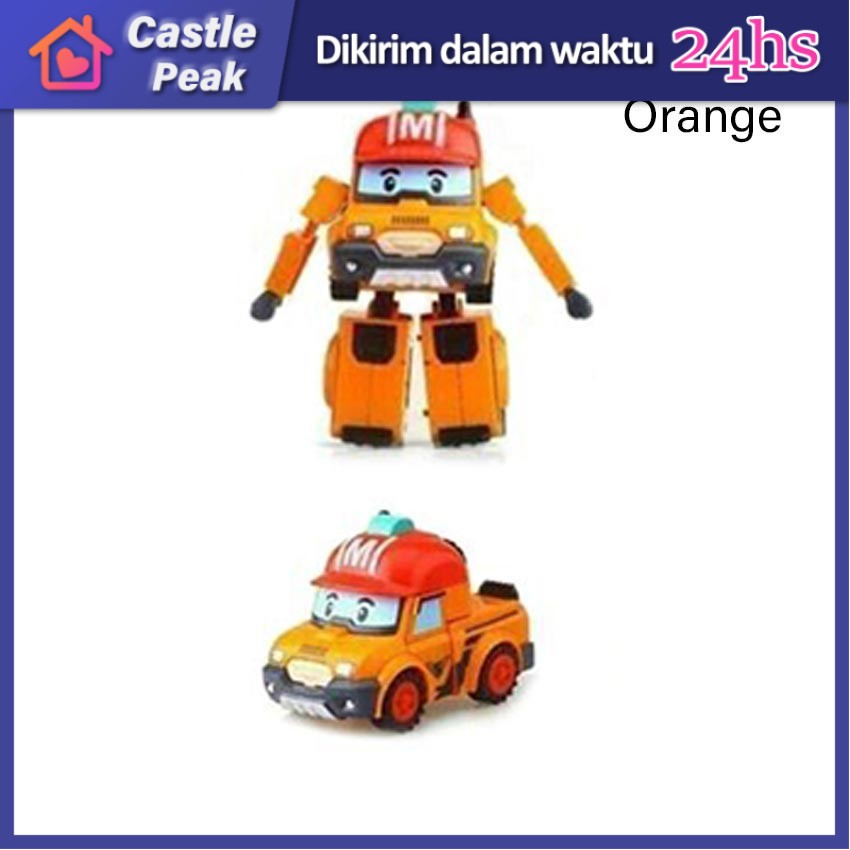 Mainan Anak Figur Robot Robocar Poli Robot Bisa Jadi Kendaraan