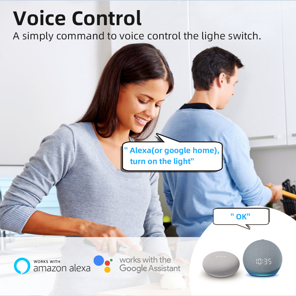 E Cuộc Sống cửa hàng thông minh Tuya Thông Minh ZigBee mô-đun chuyển đổi 2 Cách Điều Khiển Nhà Thông Minh 2/3/4 Băng Đảng Tự Làm Máy Cắt AC100-240V Thời Gian công tắc thông minh cuộc sống thông minh Ứng Dụng điều khiển bằng giọng nói Nhà Thông Minh Tự độn