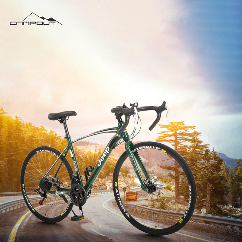 【CAMPOUT】Students ride outdoor mountain bikes, road bikes