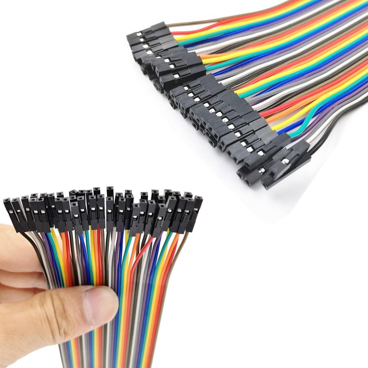 Female to Female Jumper Wires 20cm by Akram Electronics | Daraz.com.bd