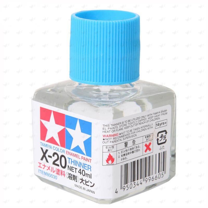 Enamel x20 thinner dung dịch pha sơn thinner gốc enamel 10ml 40ml 250ml tamiya