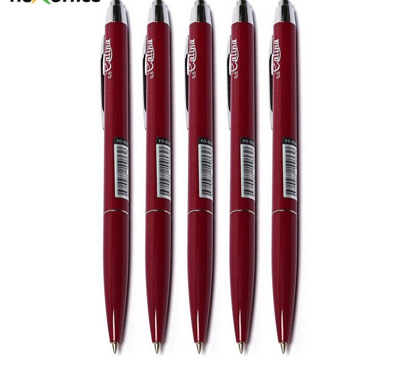 Combo 10 bút bi Flexoffice FO-030 cài bút mạ crom sáng chắc , bền đẹp