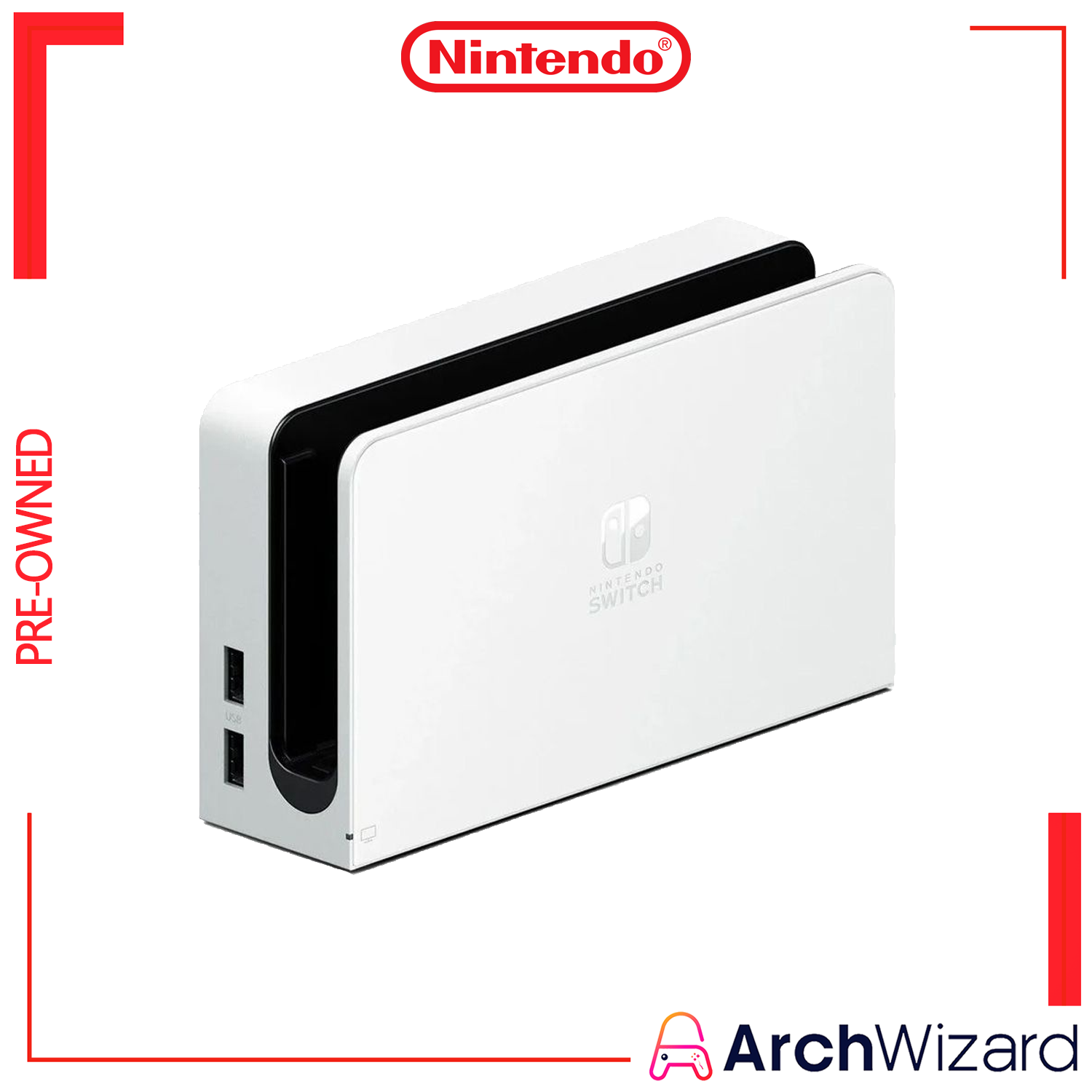 Nintendo Switch Dock Gen 1 Gen 2 Model & OLED Model - Black White