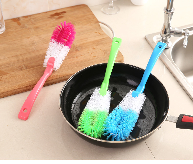 Cọ rữa bình sữa rữa ly CÁN DÀI bàn chải cứng dễ dàng vệ sinh.