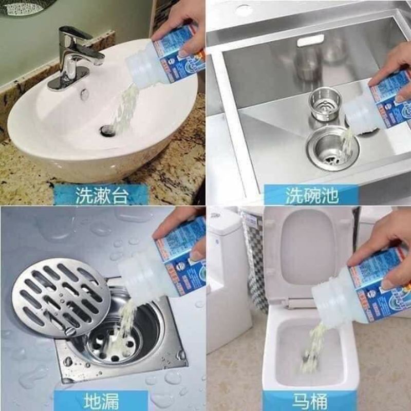 [bột thông cống] LỌ BỘT THÔNG CỐNG VUÔNG - cheapstore