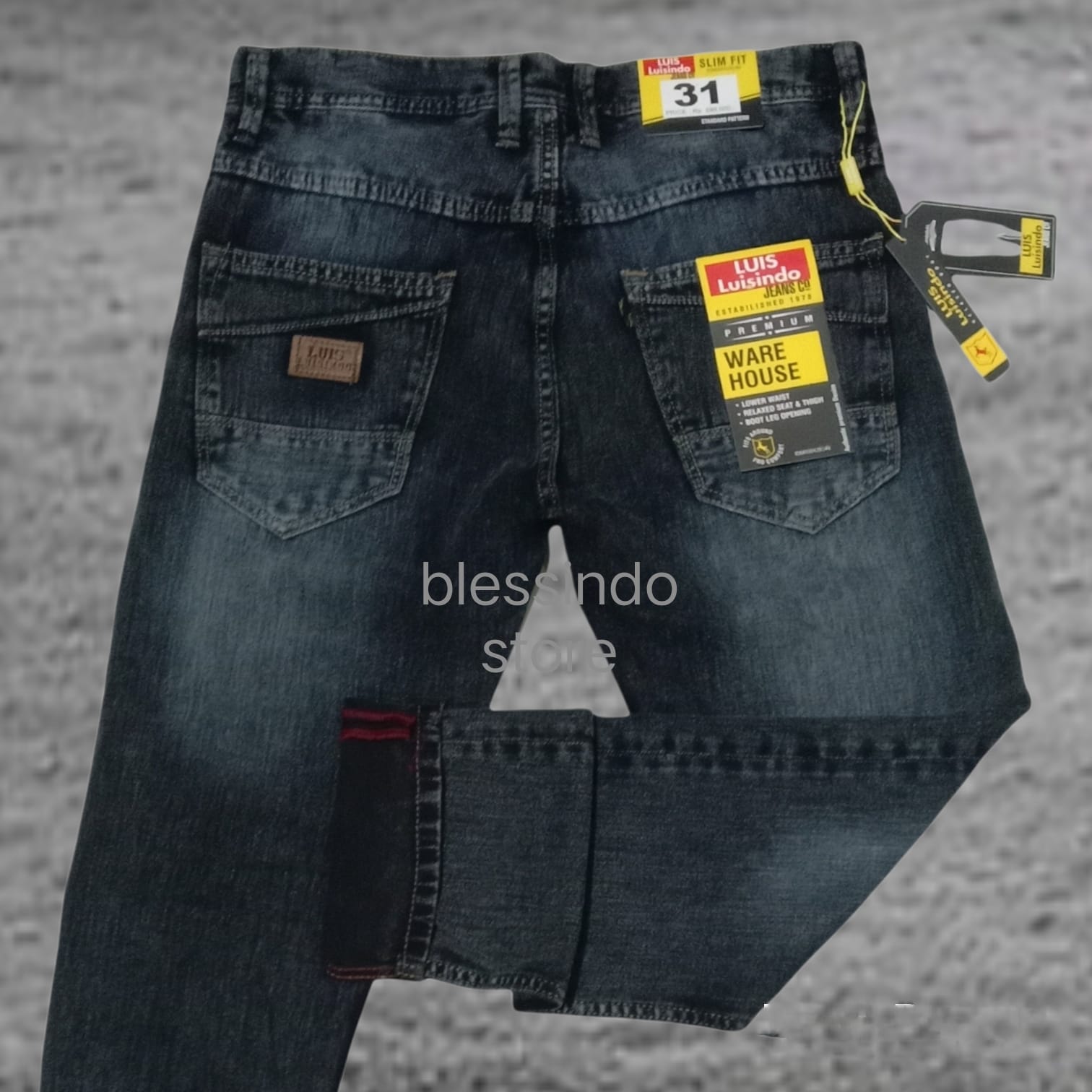 CELANA PRIA PREMIUM-SLIM FIT-LUIS DENIM 