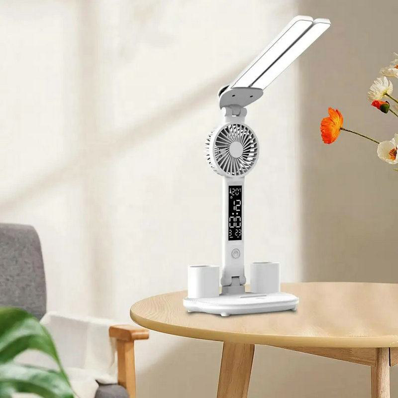 JIASHI Đèn bàn đèn học ký túc xá đèn bảo vệ mắt sạc đèn bàn đèn đầu giường Đèn Bút đa chức năng đèn học để bàn cho bé đen học để bàn đèn sạc tích điện đèn học để bàn chống cận thị