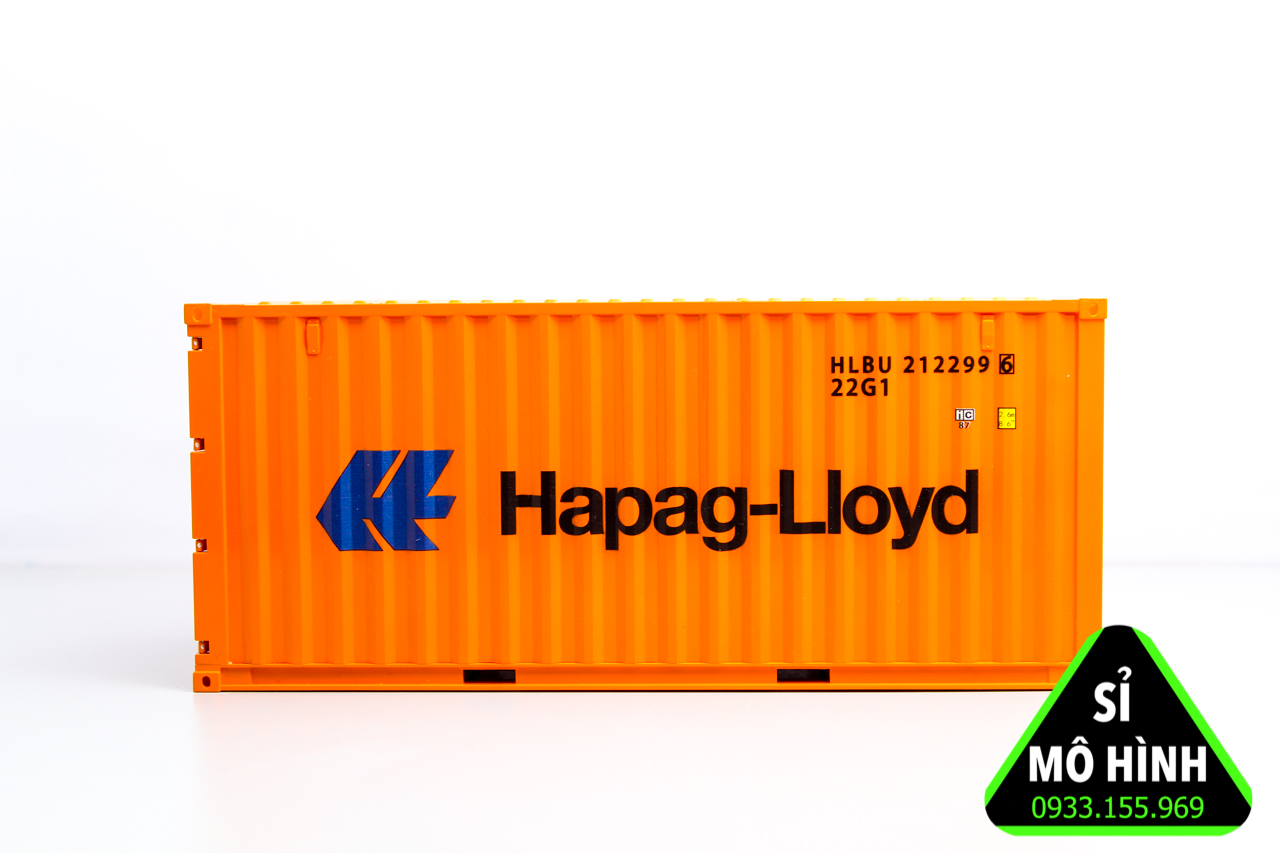 [ Sỉ Mô Hình ] Mô hình thùng container xe đầu kéo 1:24