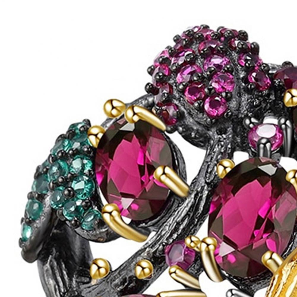 Rings Women Ring Gift Jewelry Gothic Faux Tree Branch Bee Finger Party ...