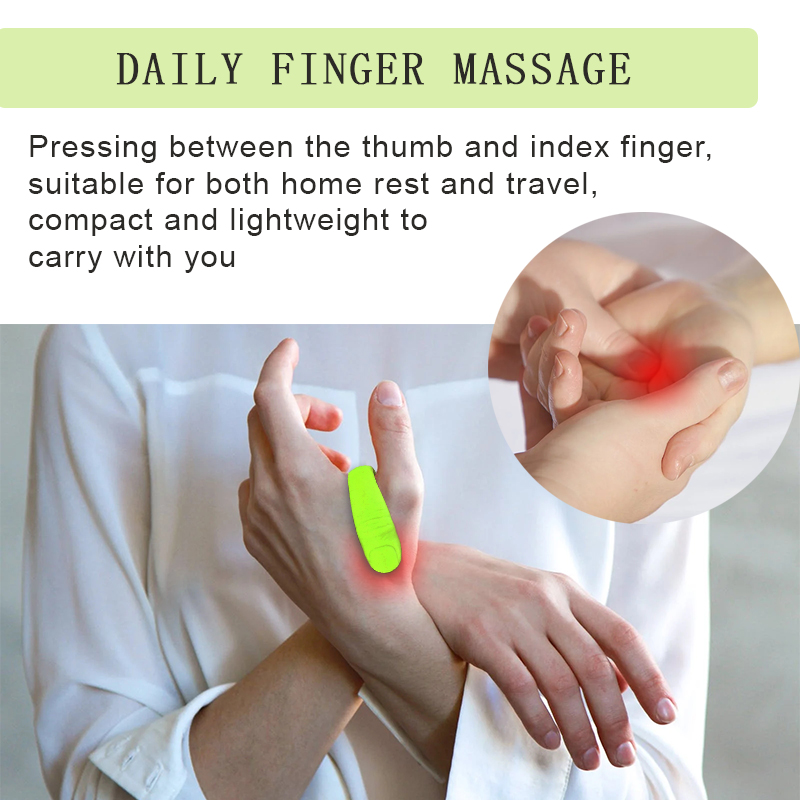 Aweisuan Hot Sale Mini Massage Clip with Magnetic Suction Finger Massage Compact and Lightweight Portable for Home use Travel and Work. 