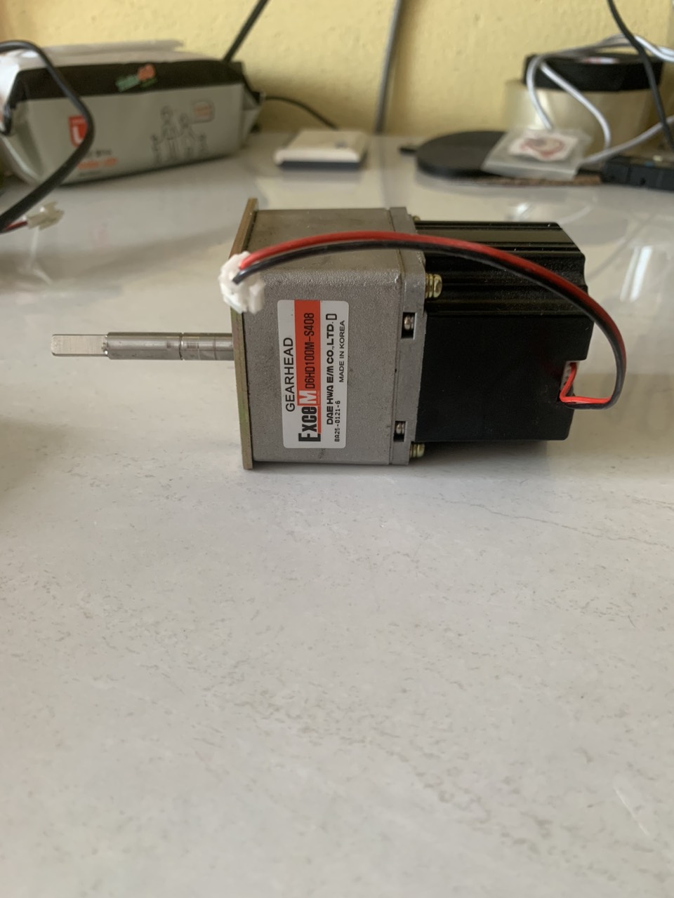 [KOREA] Motor giảm tốc BLDC 24V tốc chậm