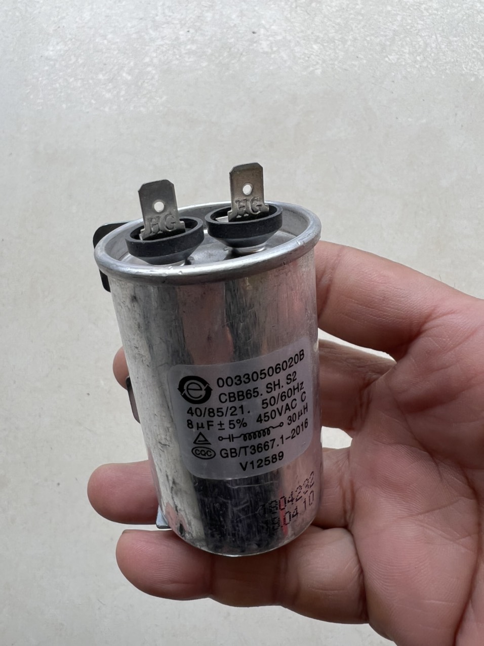 Tụ máy sấy Electrolux thay cho EDV6501, EDV6552, EDV7552 (6,5-7,5kg)