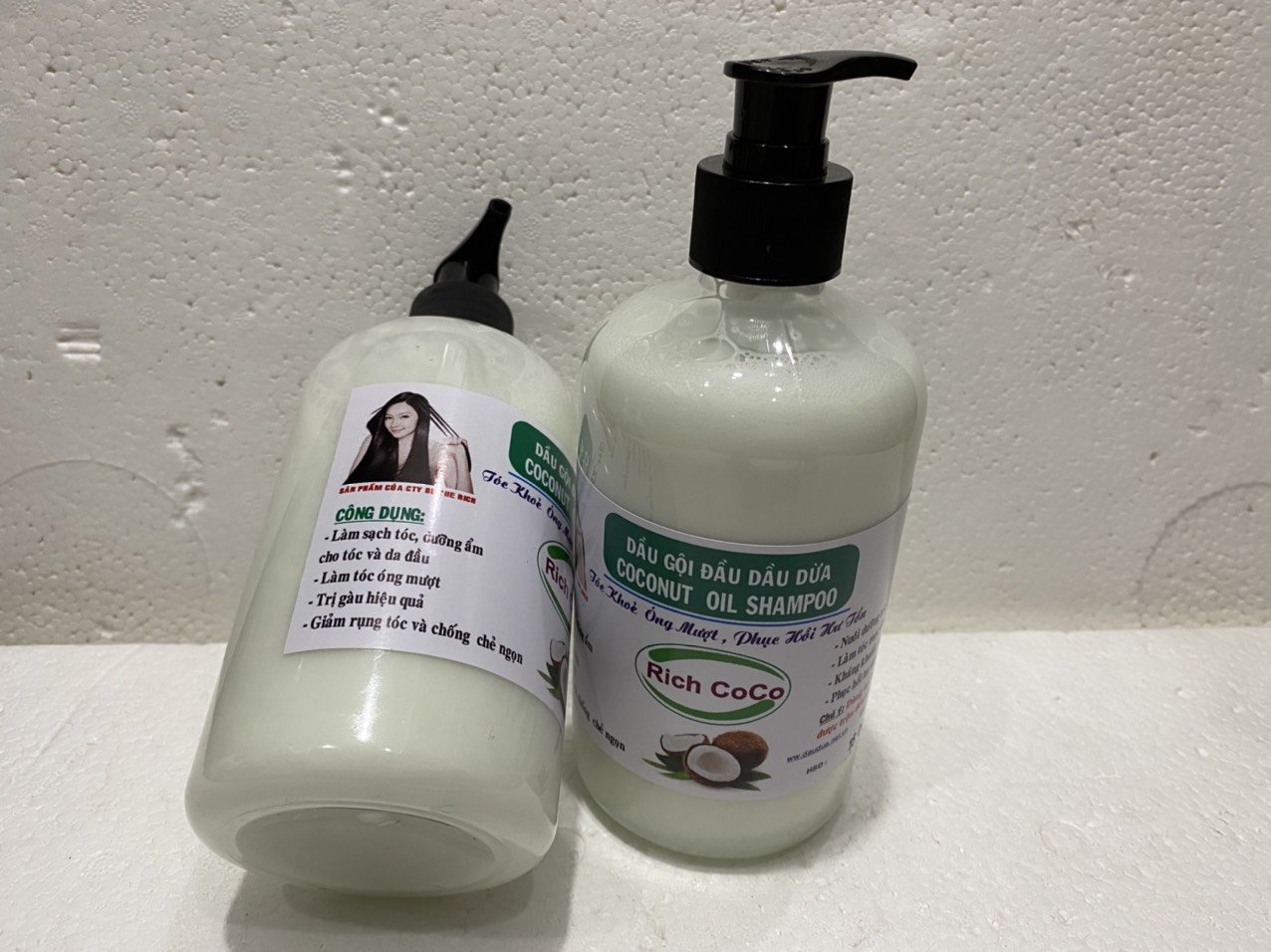 dầu gội dầu dừa 500ml-SAM LÊ SHOP