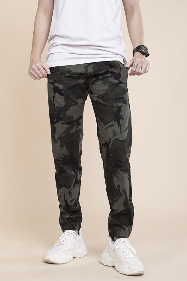 quần jogger nam （·rằn ri lính)