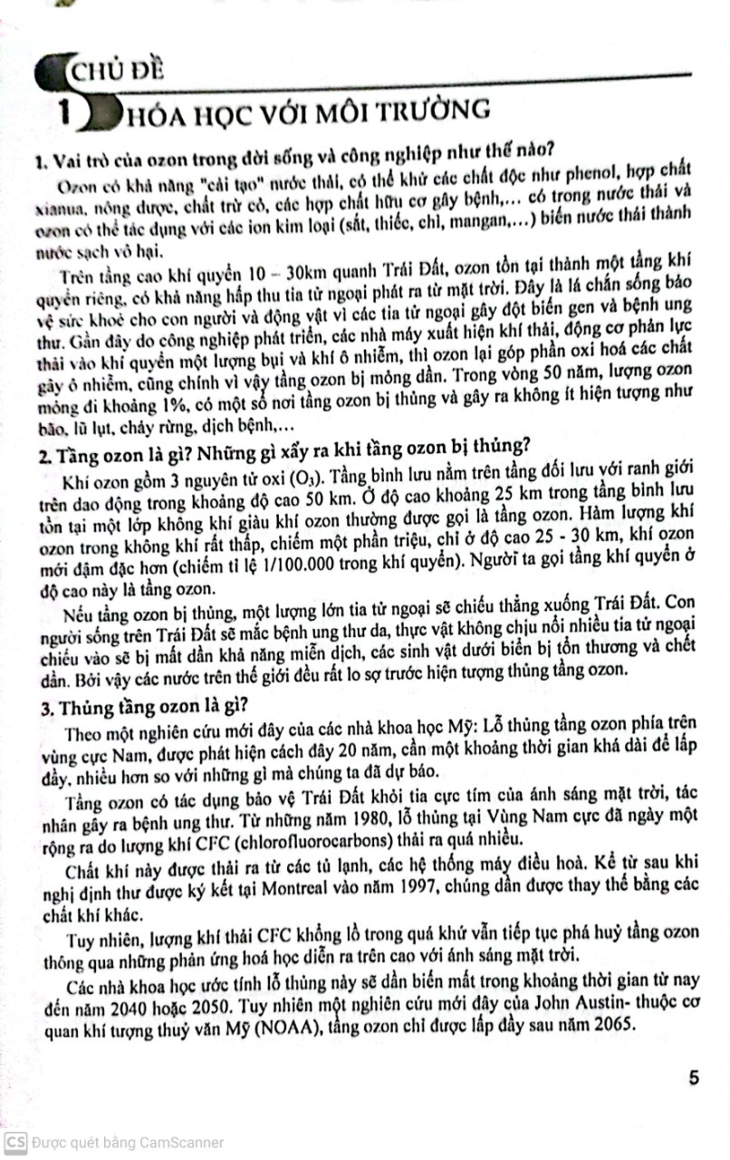 Sách - Hỏi Đáp Hoá Học Phổ Thông