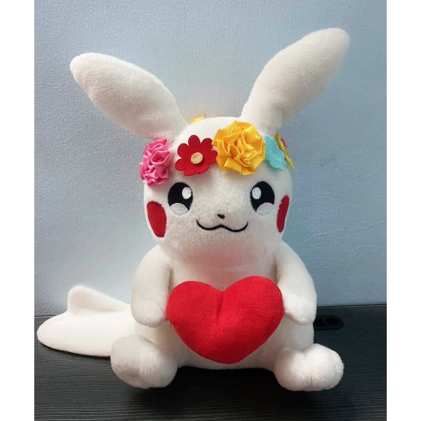 Gấu bông pikachu đội vòng hoa gb251