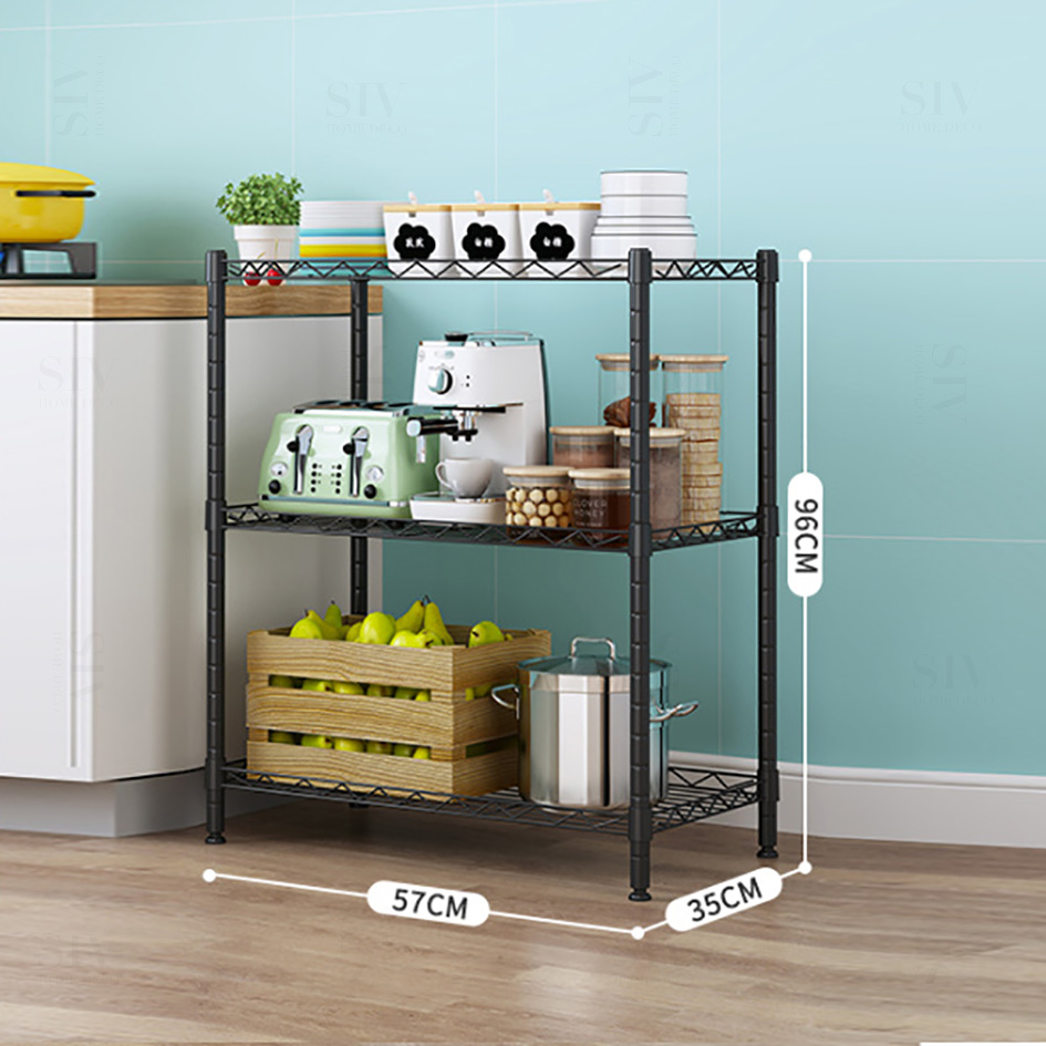 Murano 3/4/5 Layer Kitchen Rack Organizer Shelf Multipurpose Storage