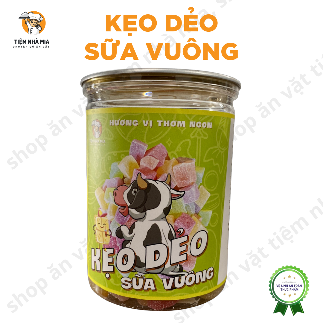 Kẹo dẻo sữa vuông