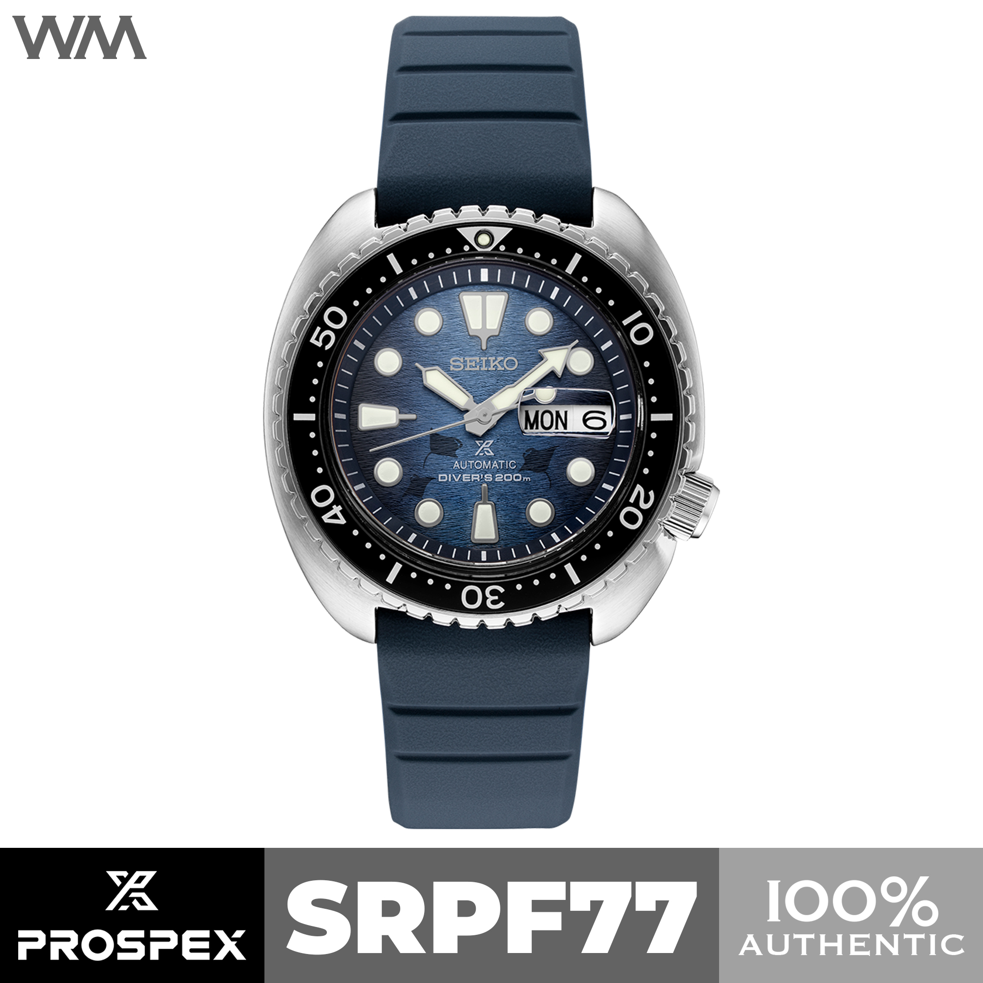 Seiko Prospex Save the Ocean Dark Manta Ray King Turtle Automatic 200m  Diver's Watch SRPF77 SRPF77K1 | Lazada PH