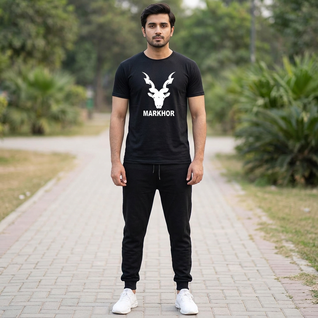 NEW  TRENDY PRINTED TRACKSUIT FOR MEN ROUND NECK HALF SLEEVES T SHIRT & TROUSER FOR MEN & BOY'S BEST ARTICLE OF SUMMER COLLECTION/TRACKSUIT FOR MEN/SUMMER Multicolor TRACKSUIT FOR MEN & BOY'S
