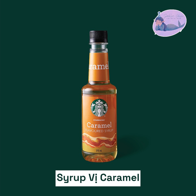 Syrup starbucks vanilla, hazelnut, caramel flavor 375ml