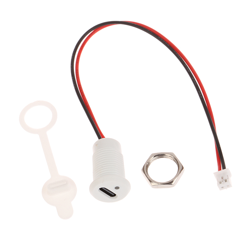 USB-C 2Pin High Current Charging Socket With PH2.0 Nut Snap Lock Plate USB TYPE-C Female Waterproof Female Connector Jack FUHENG. 