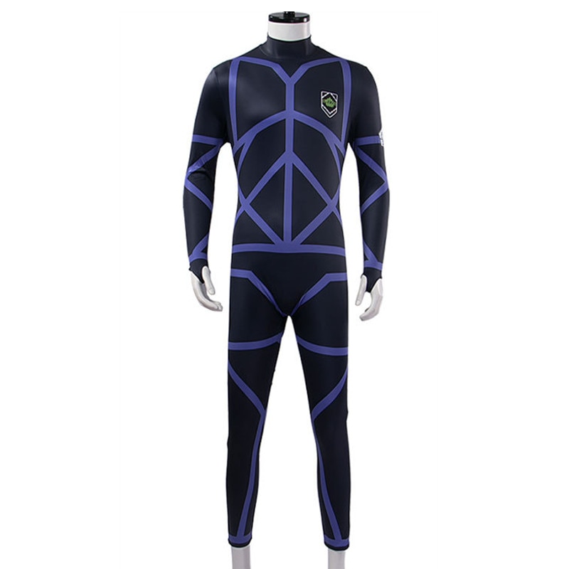 Anime Blue Lock Nagi Seishiro Cosplay Costume Black Jersey Jumpsuit Football Bodysuit Halloween Christmas Party Clothes