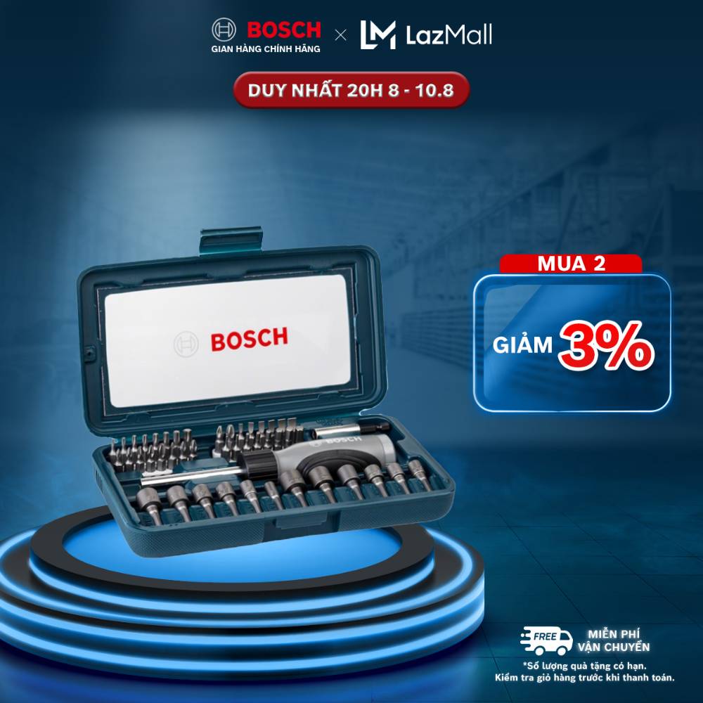 Bosch Multi-Function Screwdriver Set 46 Pieces