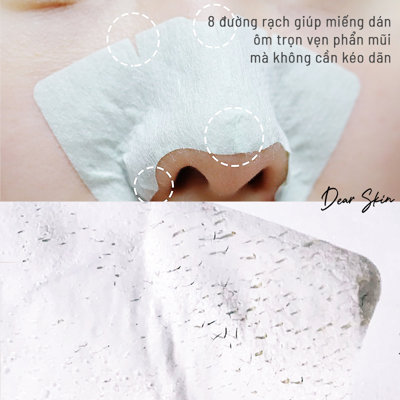 1 MIẾNG _HATHERINE PORE CLEAR NOSE PACK_MIẾNG DÁN LỘT MỤN MŨI