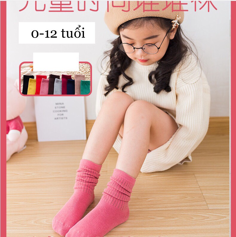 Tất Gân Cao Cổ Gân Tăm Cho Bé