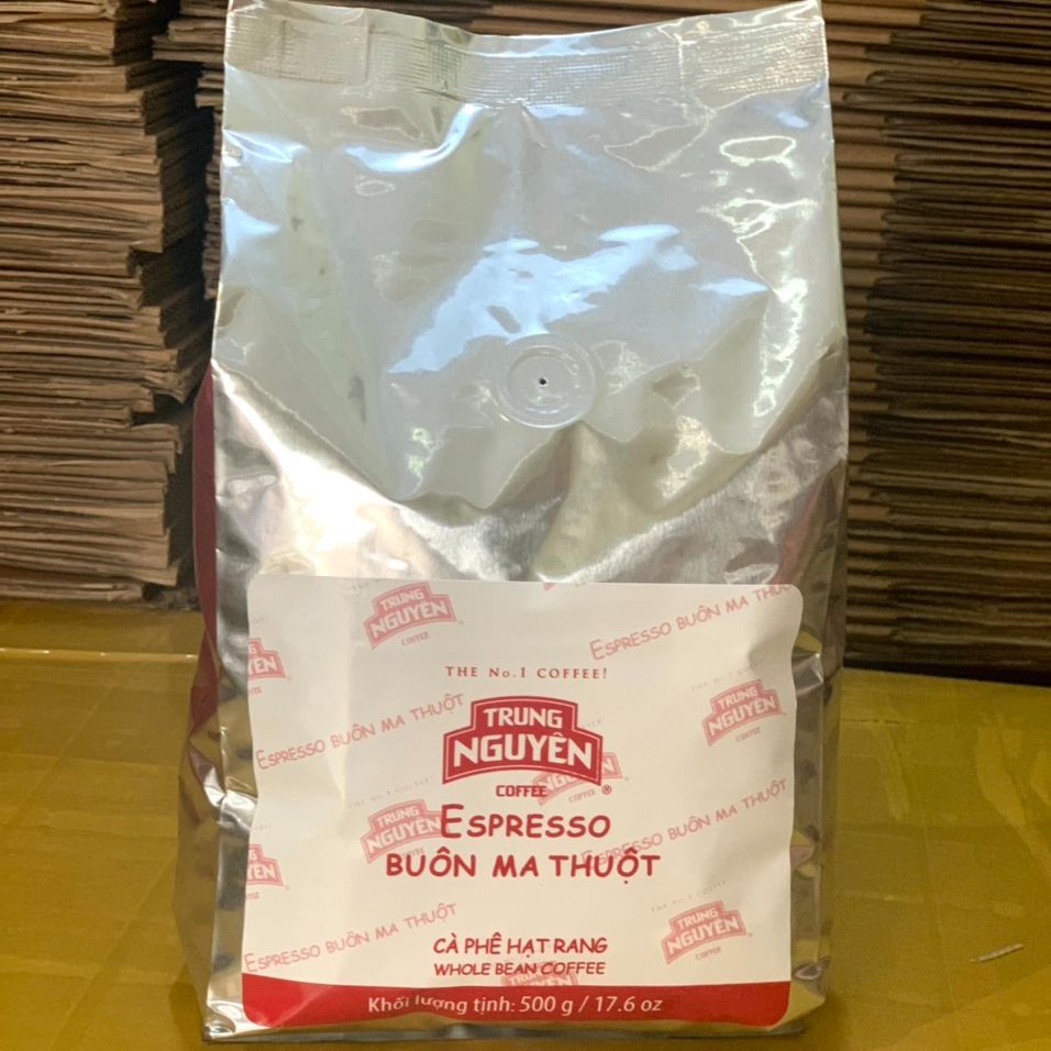 Cà phê hạt mộc Trung Nguyên Espresso( 500gam)