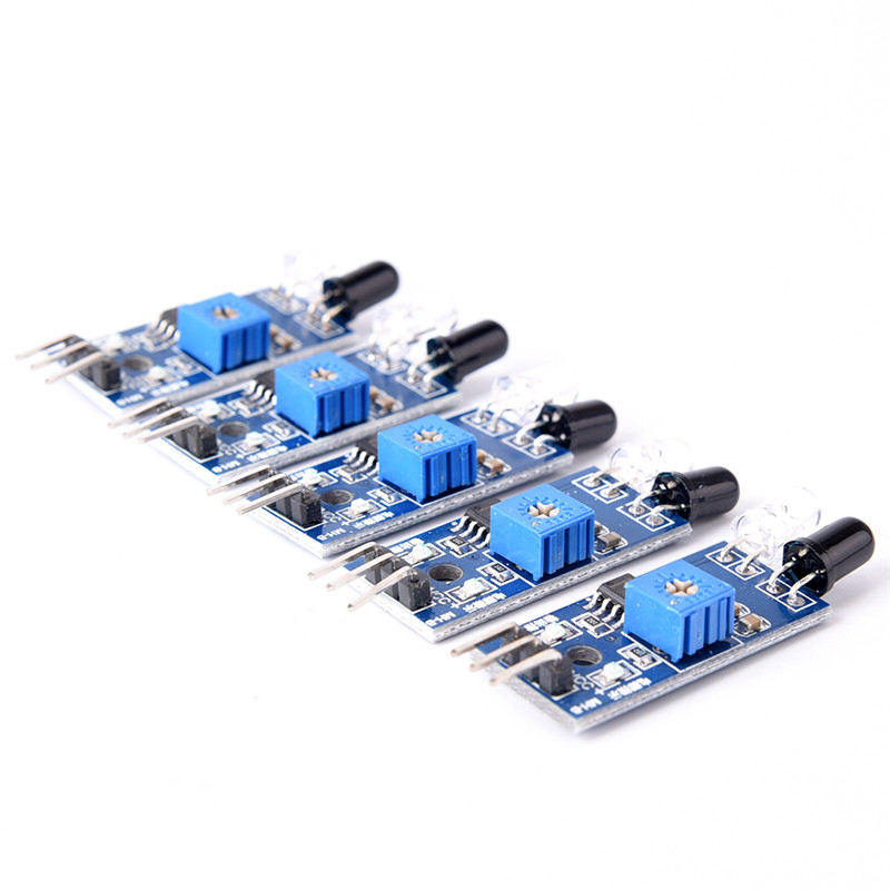 5PCS IR Infrared Obstacle Avoidance Sensor Module For Arduino Smart Car Robot. 