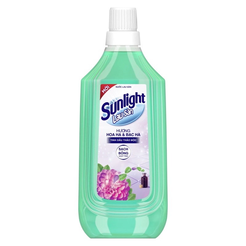 Chai nước Lau Sàn Sunlight 1kg hương hoa thiên nhiên