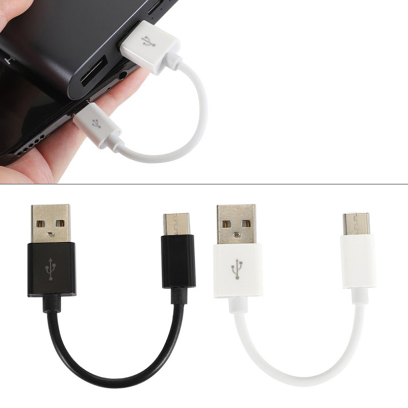 Bo Cáp Micro USB Type C 10cm ngắn Nhanh chóng sạc cho điện thoại dây dữ liệu USB