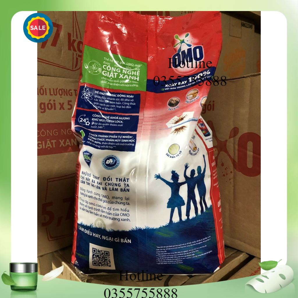 Bột giặt Omo Sạch cực nhanh 5.7 kg đỏ