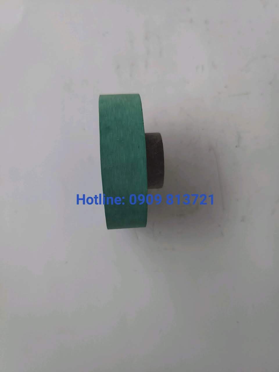 Bánh xe ép cao su xanh