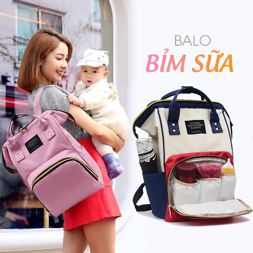 Balo bỉm sữa cho mẹ đựng cả thế giới cho con