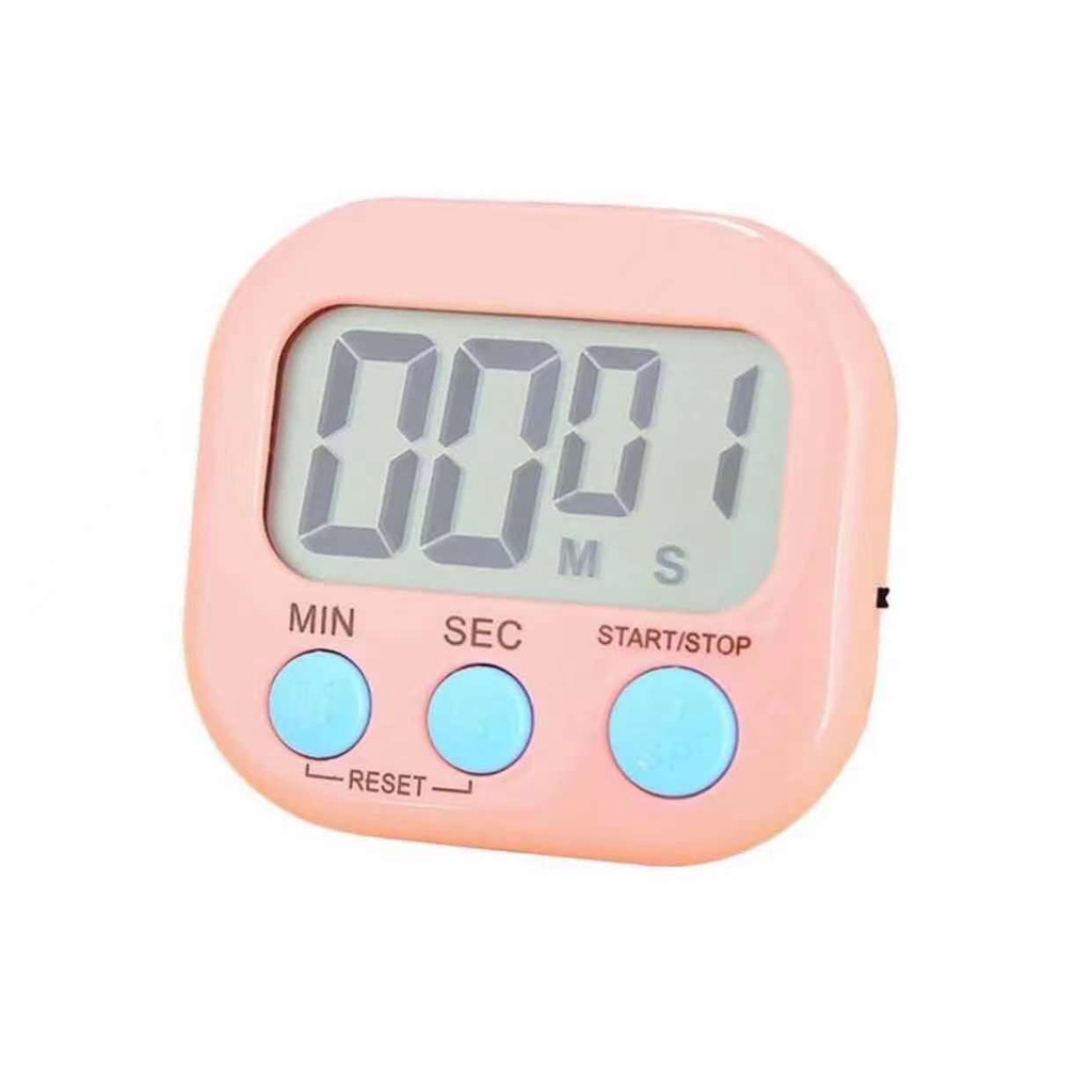 Digital Kitchen Timer Loud Alarm Cooking Countdown Clock Back Stand For ...