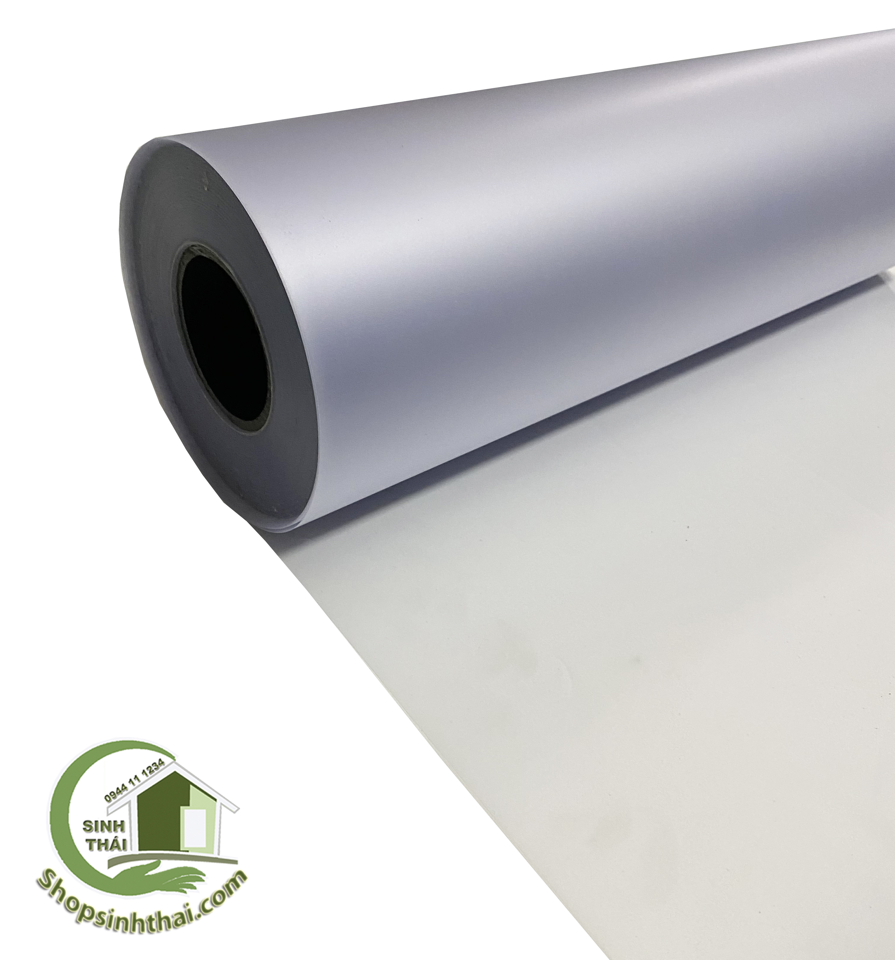 Màng nhựa cứng màu trắng đục mờ  [ 1 mét x khổ 60cm x dày 2 zem ] [ Tổng kho ]
