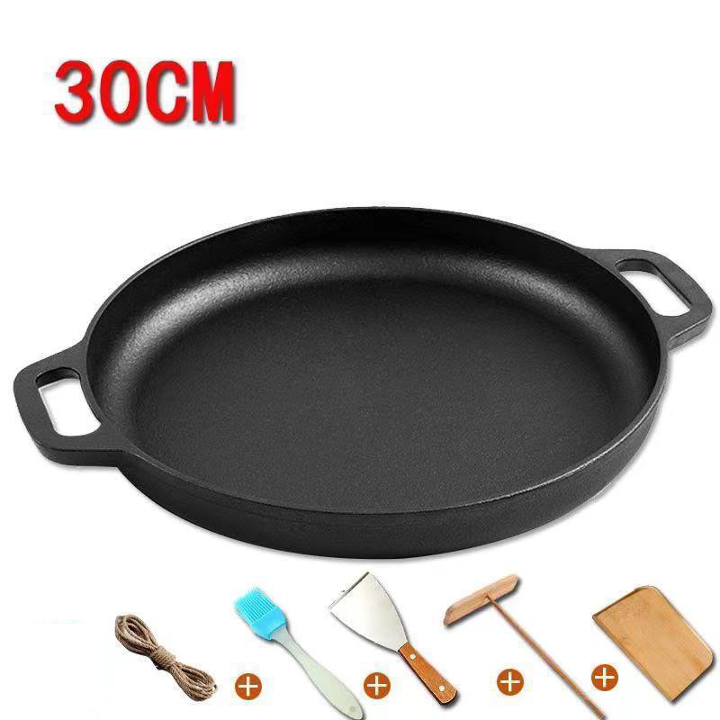 Pan Hand-grabbed pancake non-stick pan Pancake Guo Household pancake pan frying pan Pan, omelet pot, marble coating, Teflon pot, pan, square pot, Teflon pot, omelet pot, pan, high-quality pan, Korean pot, egg pot kitchen set.