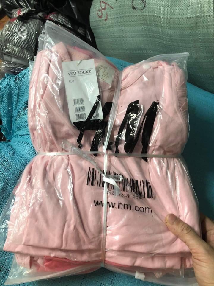 [THANH LÝ] BODYSUIT DÀI TAY BÉ GÁI SIÊU XINH [H&M] [NEW 100%]