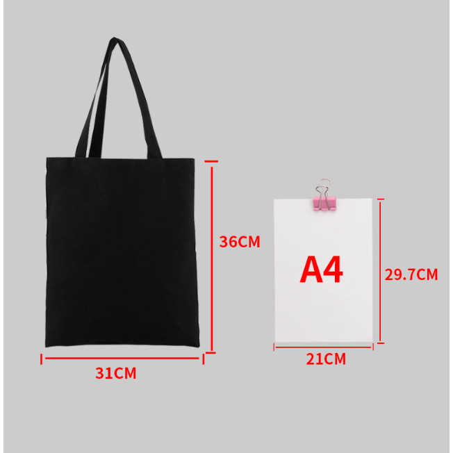 Túi vải Canvas Trương Gia Túi Vải - Túi Canvas kích thước 36x31cm- nhiều màu