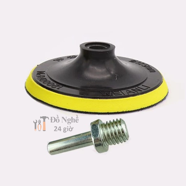 Đế dính, bát dán-Sử dụng cho máy chà nhám, đánh bóng cầm tay trục M10 hay trục M14 bát dính đủ kích cớ