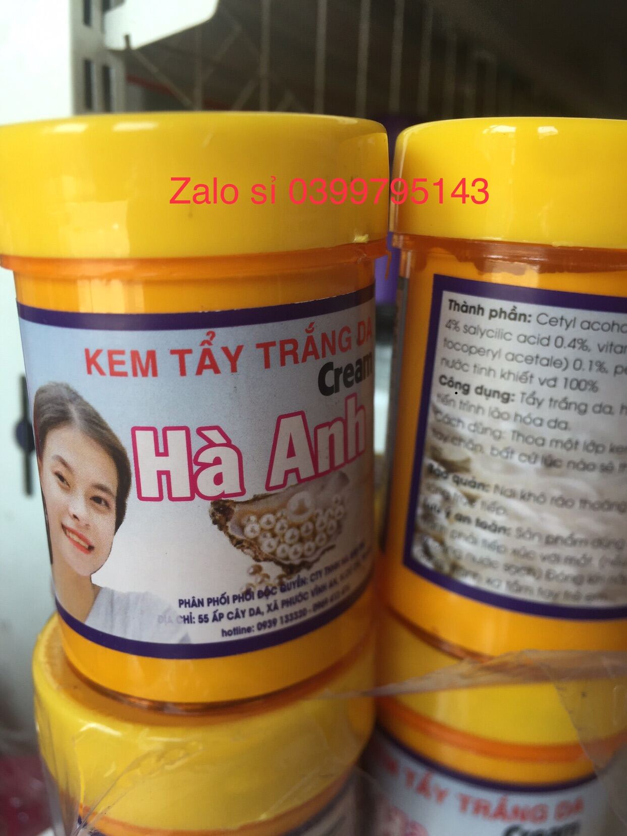 Kem Tẩy Trắng Hà Anh 80g