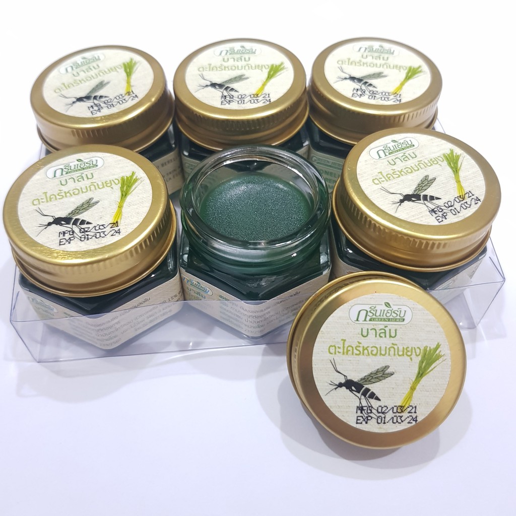 Combo 12 hủ/1 hủ - lựa chọn- dầu cù là hương xả chống muỗi đốt - nội địa thái lan 🇹🇭 - date mới 36 tháng. elaina-healthy