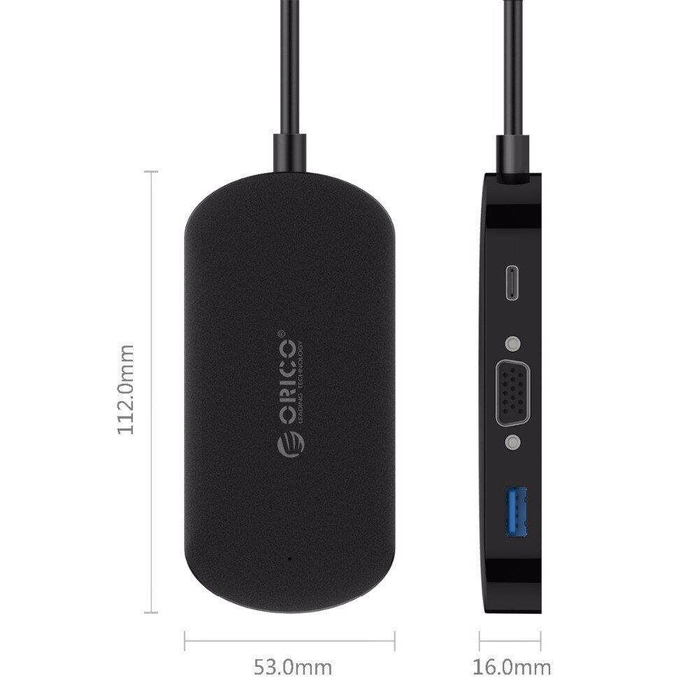 ORICO USB C HUB Type C to Multi USB 3.0 Type C HUB VGA Adapter Dock for MacBook Pro Huawei PC Accessories USB C Splitter