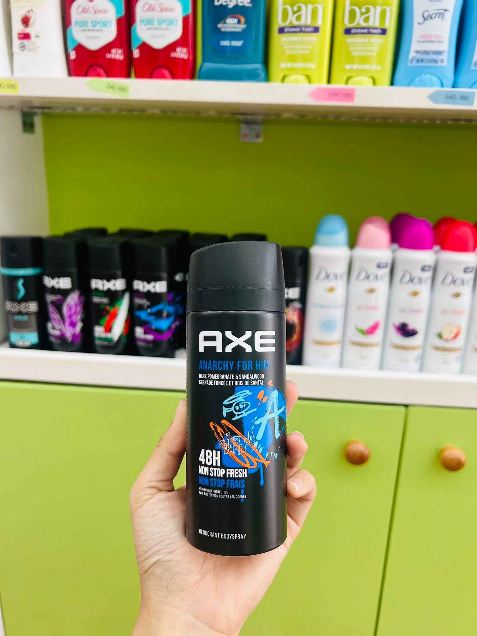 Xịt khử mùi toàn thân NAM AXE 150ml