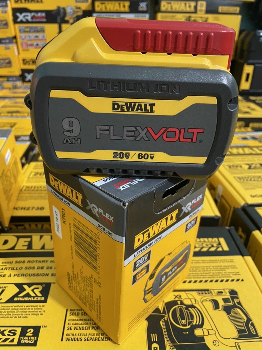 Pin Flexvolt 20v/60v Dewalt DCB606 DCB609 DCB612 - HÀNG CHÍNH HÃNG