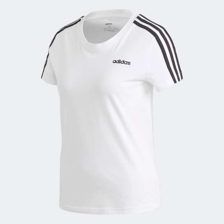 adidas Lifestyle Essentials 3-Stripes Tee Women White GH7887
