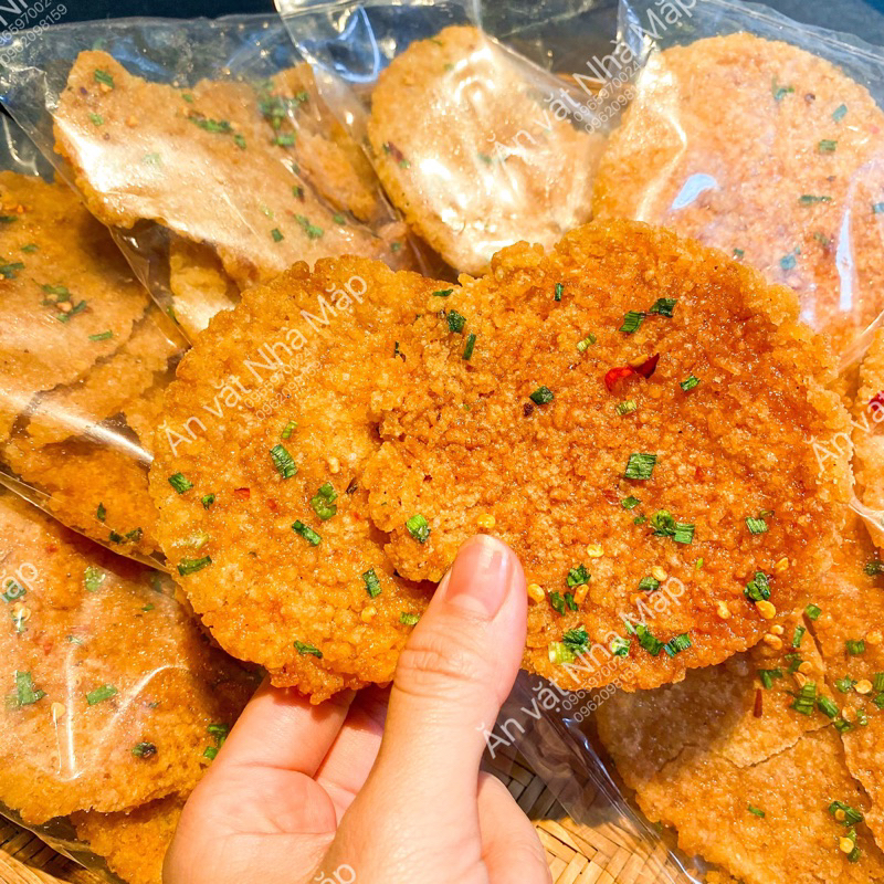 Cơm Cháy Chiên Mắm Hành Ớt giòn rụm thơm ngon [1 Gói 3 miếng]